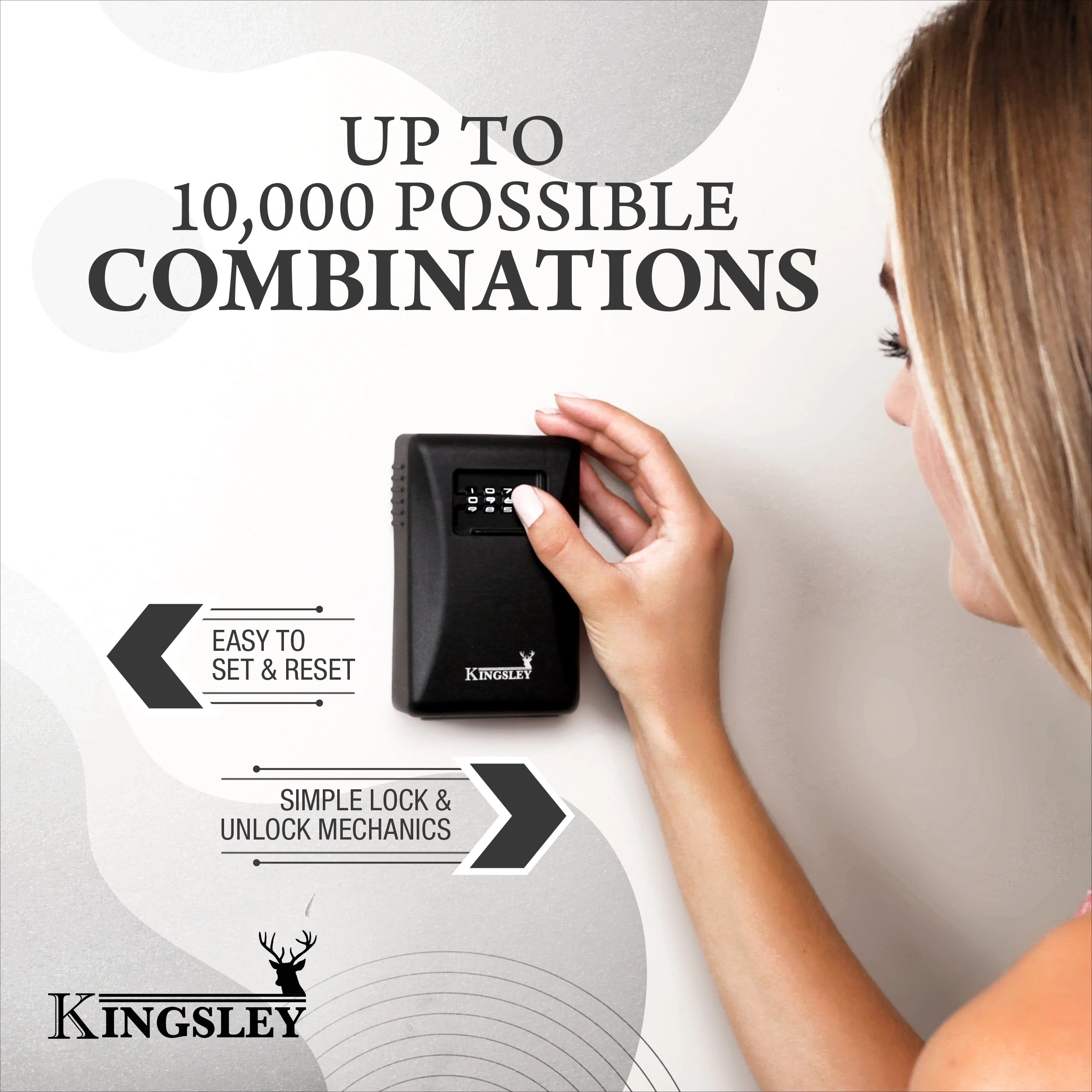 Secure Your Keys with the Ultimate Guard-A-Key Lock Box - Weatherproof, Wall-Mount Design with 4-Digit Combination for Indoor and Outdoor Use!