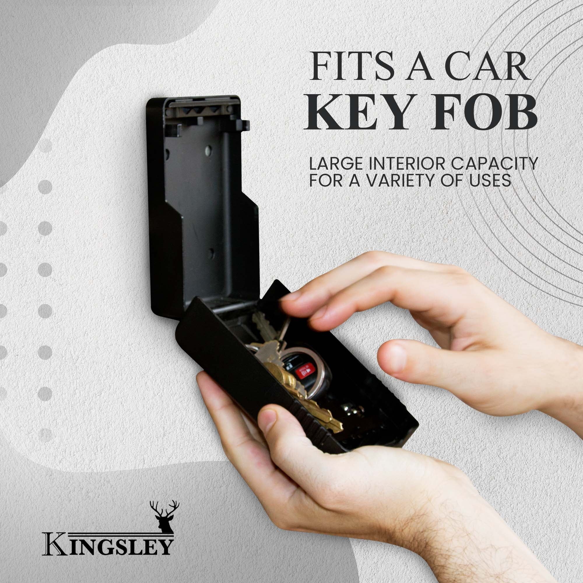 Secure Your Keys with the Ultimate Guard-A-Key Lock Box - Weatherproof, Wall-Mount Design with 4-Digit Combination for Indoor and Outdoor Use!