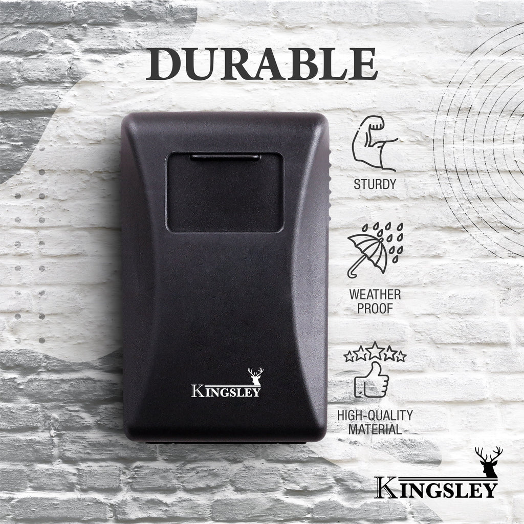 Secure Your Keys with the Ultimate Guard-A-Key Lock Box - Weatherproof, Wall-Mount Design with 4-Digit Combination for Indoor and Outdoor Use!