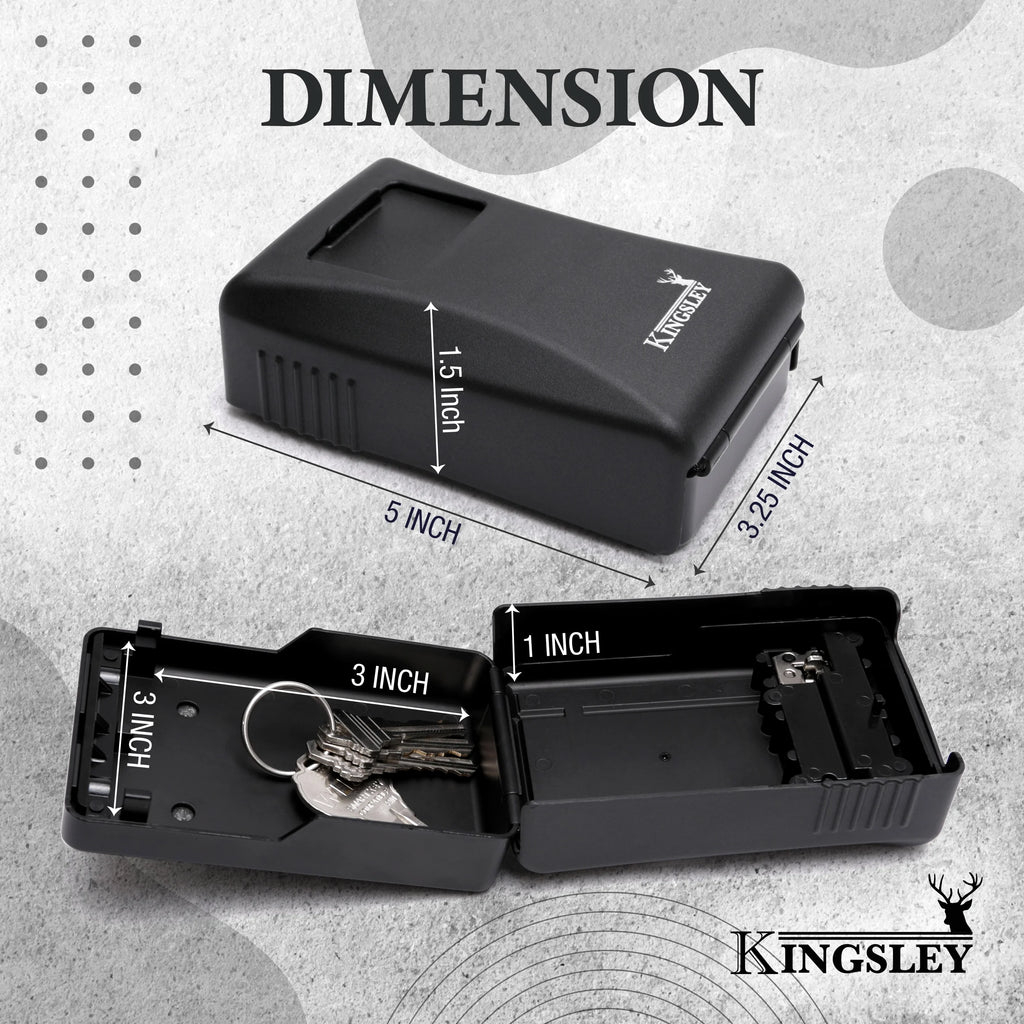 Secure Your Keys with the Ultimate Guard-A-Key Lock Box - Weatherproof, Wall-Mount Design with 4-Digit Combination for Indoor and Outdoor Use!