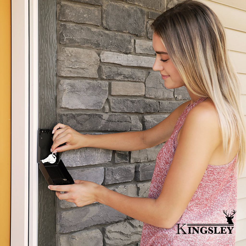Secure Your Keys with the Ultimate Guard-A-Key Lock Box - Weatherproof, Wall-Mount Design with 4-Digit Combination for Indoor and Outdoor Use!