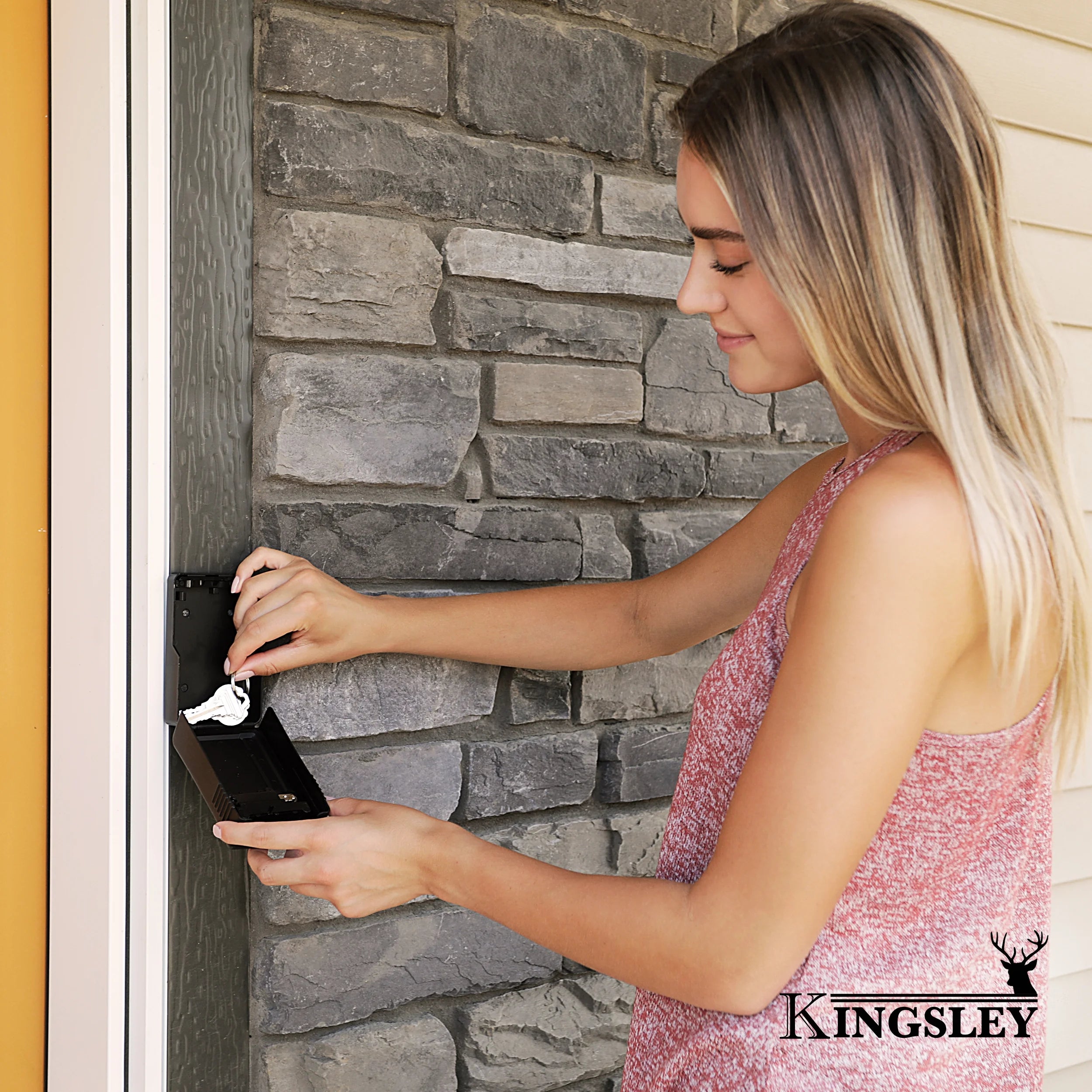 Secure Your Keys with the Ultimate Guard-A-Key Lock Box - Weatherproof, Wall-Mount Design with 4-Digit Combination for Indoor and Outdoor Use!